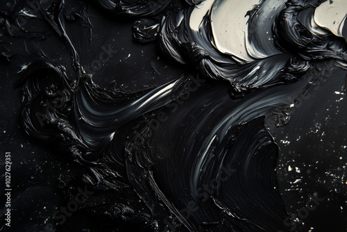 Black creamy textured background