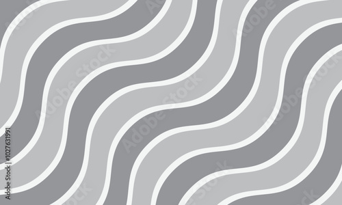 abstract simple geometric white grey smooth diagonal wave line pattern can be used background.