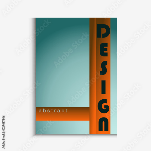 Collection of corporate identity brochure templates.mock up front page vertical orientation vector A4 business presentation. Corporate report includes abstract geometric illustration design layout.