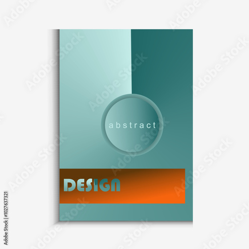 Collection of corporate identity brochure templates.mock up front page vertical orientation vector A4 business presentation. Corporate report includes abstract geometric illustration design layout.