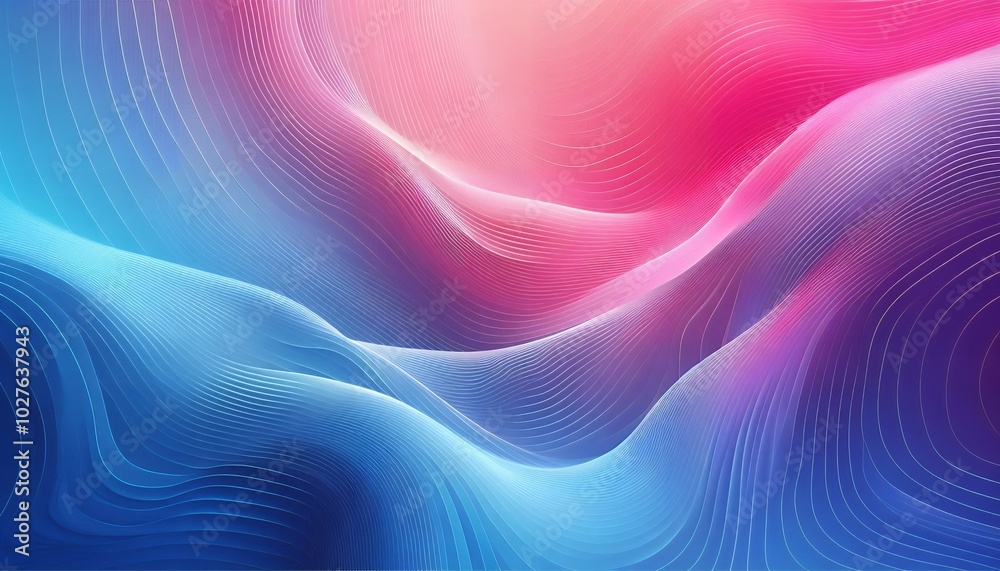 Obraz premium Abstract background with color waves