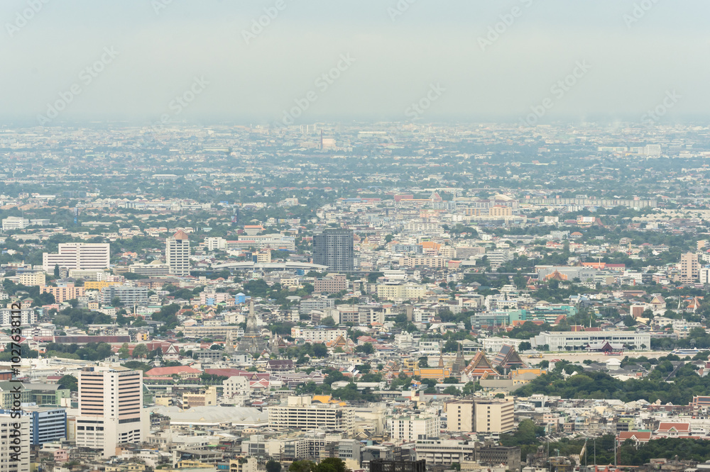 Beautiful modern high building and mountain background.Business and apartment tower in big country.City square and skyline with modern buildings scenery. Cityscape concept at Bangkok Thailand. Beautiful modern high building and mountain background.Business and apartment tower in big country.City square and skyline with modern buildings scenery. Cityscape concept at Bangkok Thailand.