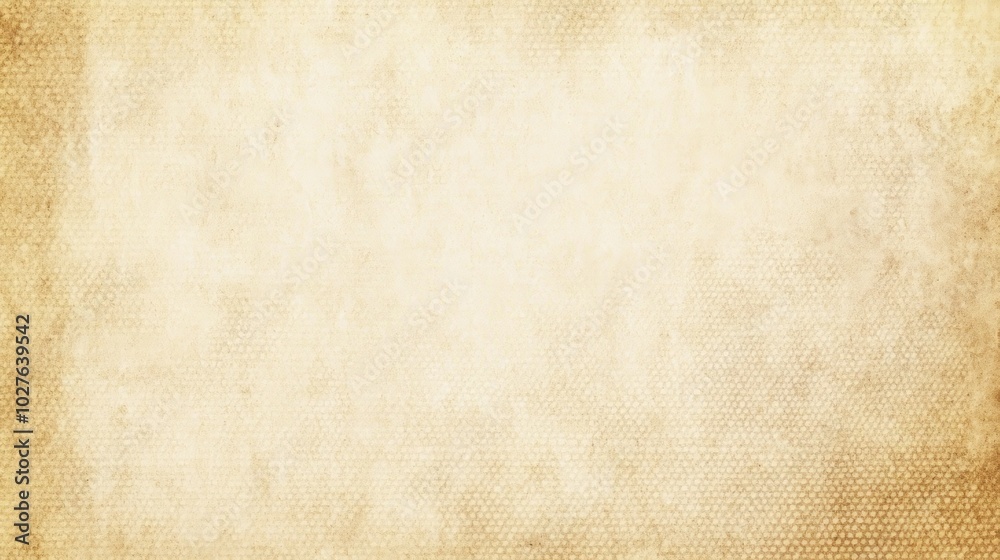 Obraz premium A distressed, vintage-style paper texture with a subtle grid pattern.