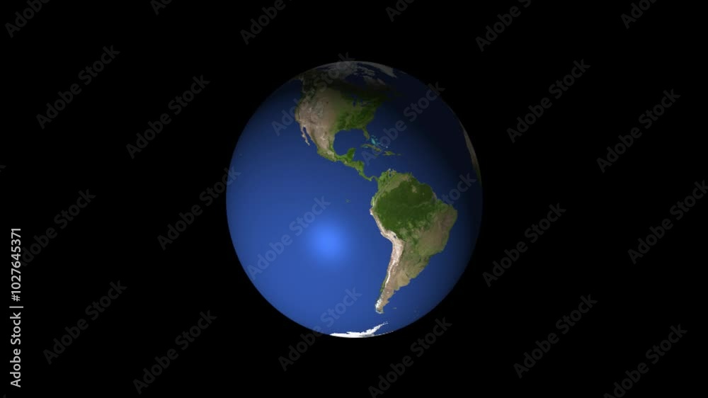 Seamless loop animation of rotating realistic planet Earth with clouds isolated on a Black background. Endless animation of Earth globe. Motion graphic Seamless loop animation of rotating realistic planet Earth with clouds isolated on a Black background. Endless animation of Earth globe. Motion graphic