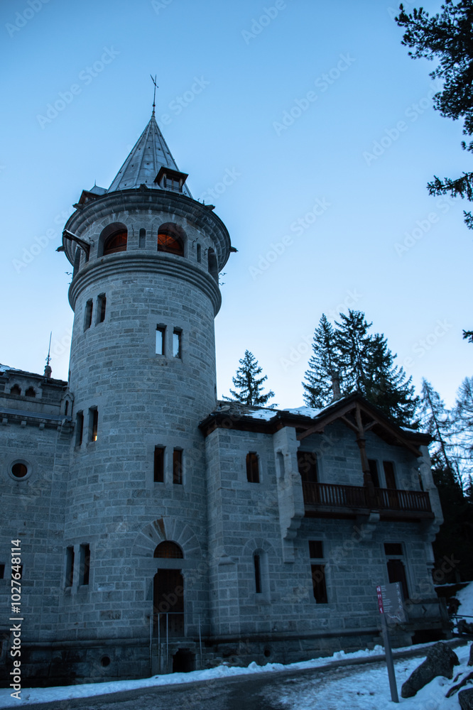 Shots at Savoy Castle, Valle d'Aosta, Italy Shots at Savoy Castle, Valle d'Aosta, Italy