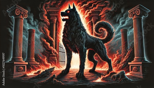 Hellhounds are mythical dogs that represent the guardians or servants of Hell, the underworld. Hellhounds are found in legends all over the world.