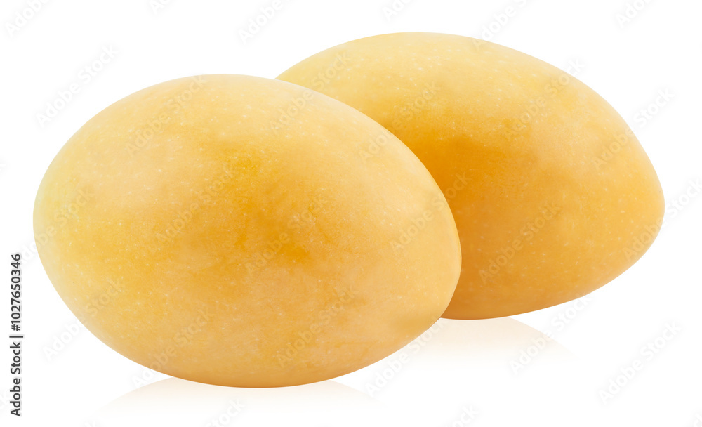 Sweet Marian plum thai fruit isolated on white background (Mayongchid Maprang Marian Plum and Plum Mango,Thailand) Sweet Marian plum thai fruit isolated on white background (Mayongchid Maprang Marian Plum and Plum Mango,Thailand)