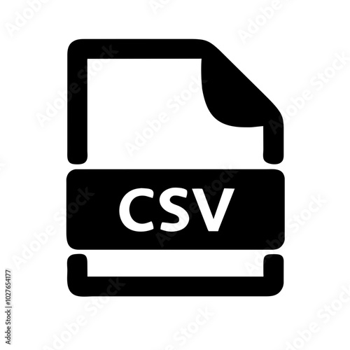 CSV file