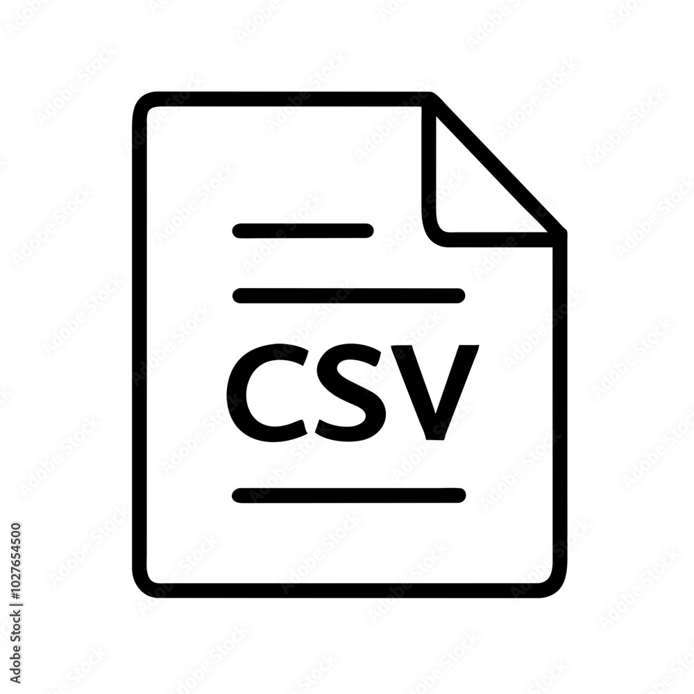 CSV file CSV file