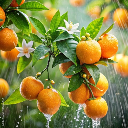 orange isolated on background