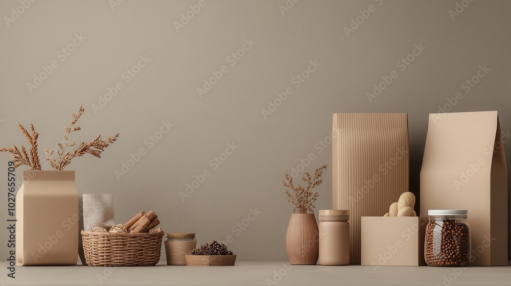 Detailed render of a zerowaste, ecofriendly packaging design in a netzero facility, Zerowaste packaging, Ecoinnovation Detailed render of a zerowaste, ecofriendly packaging design in a netzero facility, Zerowaste packaging, Ecoinnovation