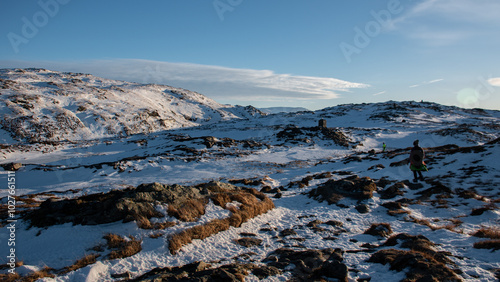 Shots during the Vidden trail, Bergen Norway photo