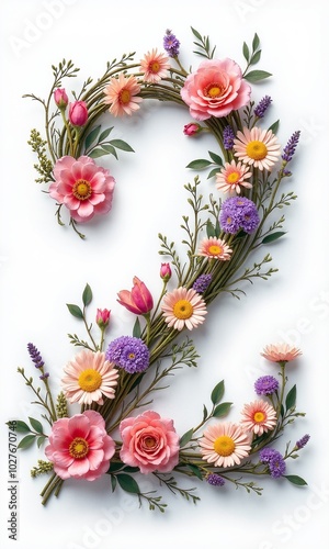 A graceful floral number 