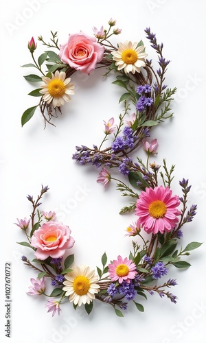 A graceful floral number 