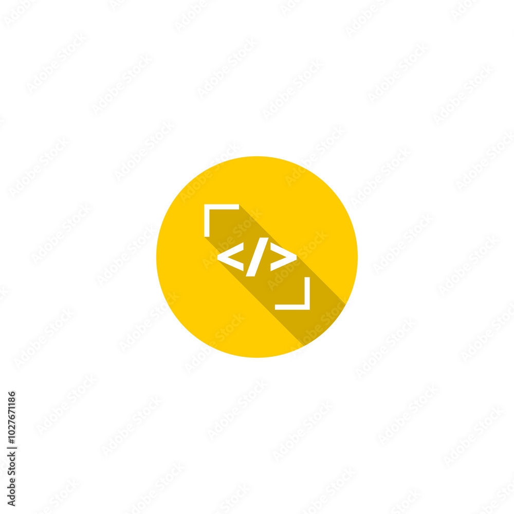 Coding symbol icon isolated on transparent background Coding symbol icon isolated on transparent background