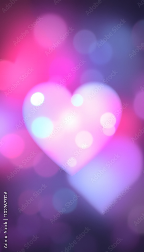 Holo gradient blurred heart shape with noise texture isolated with white highlights, png Holo gradient blurred heart shape with noise texture isolated with white highlights, png