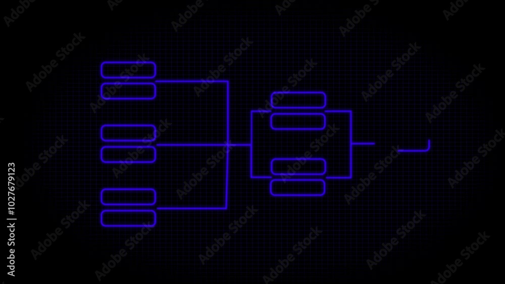 Decision tree, flow chart self drawing animation. background .Animation ...