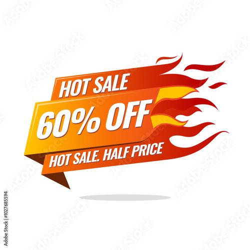 Hot sale price offer deal vector labels templates. Product discount festival tag design. Super Sale promotion banner template. Flat sale Vector