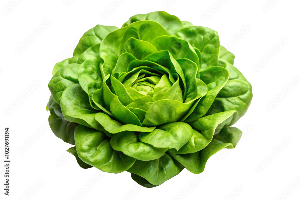 Fresh Green Romaine Lettuce Leaves Isolated White Fresh Green Romaine Lettuce Leaves Isolated White