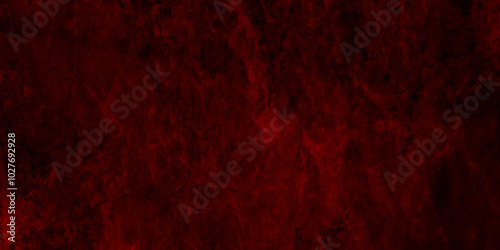 abstract red grunge background, with a crisscross mesh pattern and grunge stains. old red color wall background texture. Dark scarlet color gloomy grunge abstract widescreen background.
