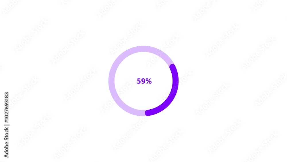 Abstract loading Icon royal blue color 4k illustration. Loading Transfer Download 0-100% on white background 4k illustration. Abstract loading Icon royal blue color 4k illustration. Loading Transfer Download 0-100% on white background 4k illustration.
