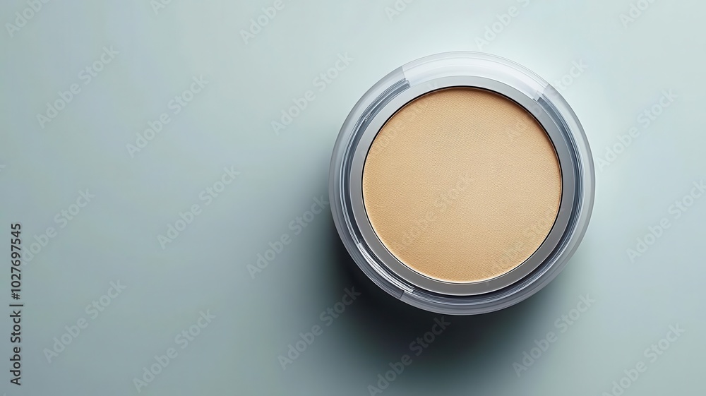 Sleek, modern compact powder with smooth texture, minimalist background, designed for a highend beauty magazine ad Sleek, modern compact powder with smooth texture, minimalist background, designed for a highend beauty magazine ad