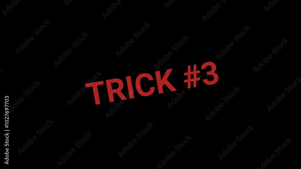 Trick no 3 Stamp effect Animation Trick no 3 Stamp effect Animation