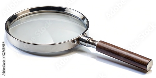 Magnifying glass isolated on a white background