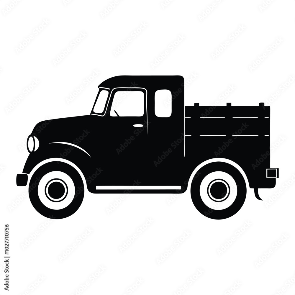 Truck icon. Black silhouette. Front view. Vector simple flat graphic illustration. Isolated object on a white background. Isolate. Truck icon. Black silhouette. Front view. Vector simple flat graphic illustration. Isolated object on a white background. Isolate.