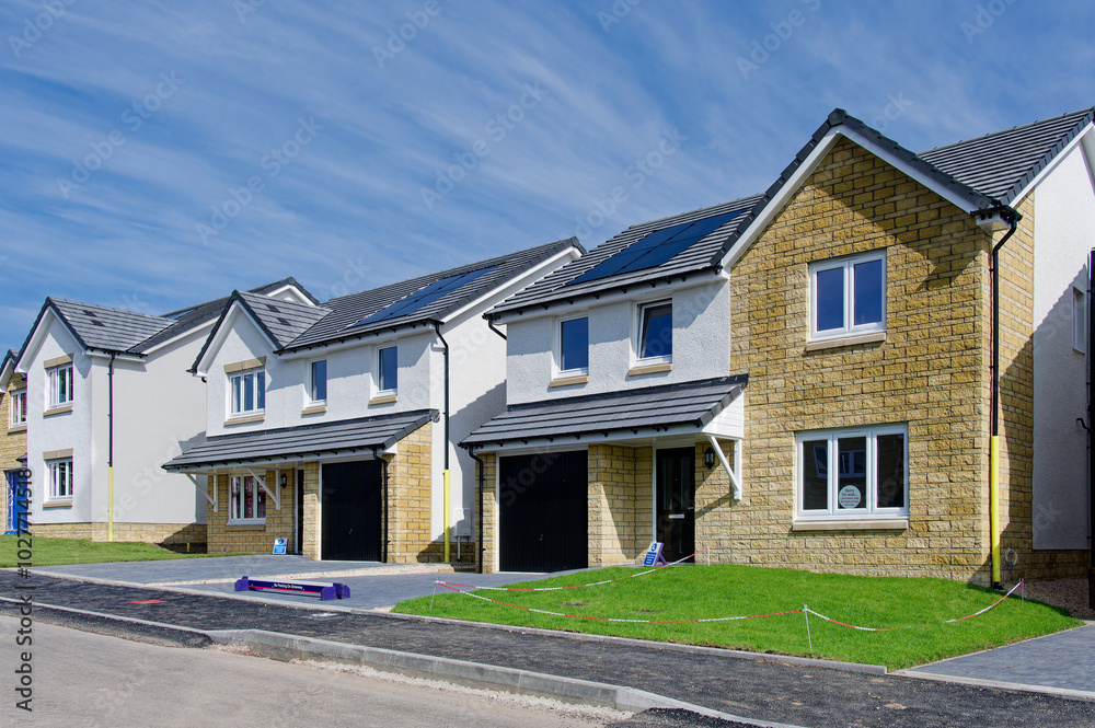 New housing development at Dargavel in Bishopton New housing development at Dargavel in Bishopton