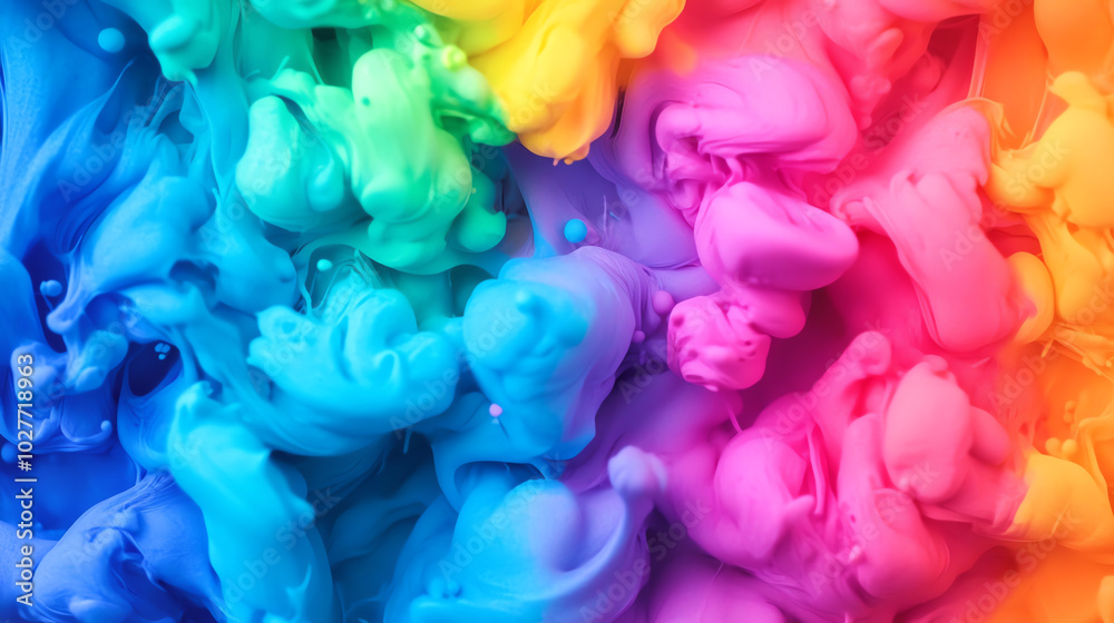 Vibrant abstract swirl of colorful paint blending together, creating a dynamic spectrum, perfect for artistic design and creative projects. Vibrant abstract swirl of colorful paint blending together, creating a dynamic spectrum, perfect for artistic design and creative projects.