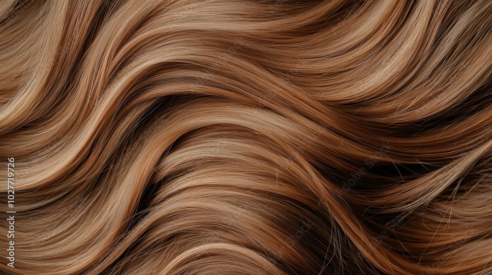 Woman running her fingers through soft, shiny hair, haircare inspiration, touchable texture Woman running her fingers through soft, shiny hair, haircare inspiration, touchable texture