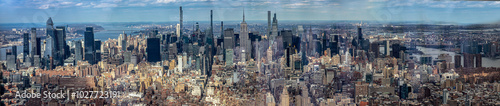 Vue panoramique sur New York