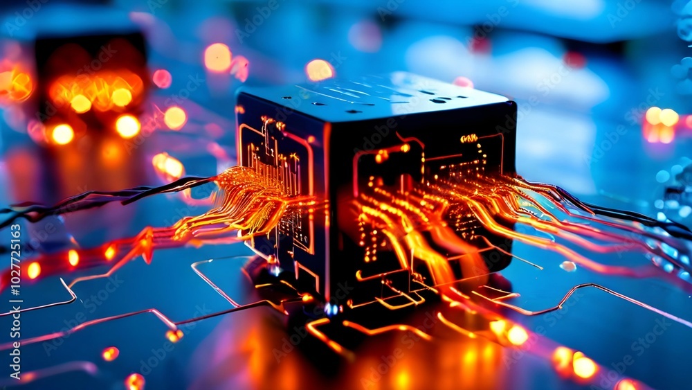 Fototapeta premium Quantum Internet