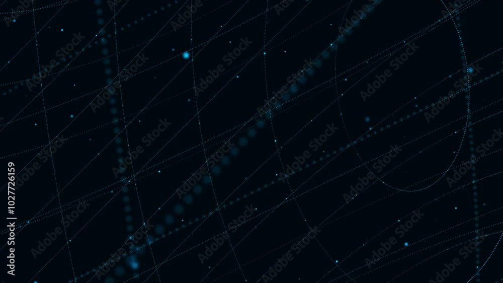 4k tech lines and dots three dimensional glitter background 4k tech lines and dots three dimensional glitter background