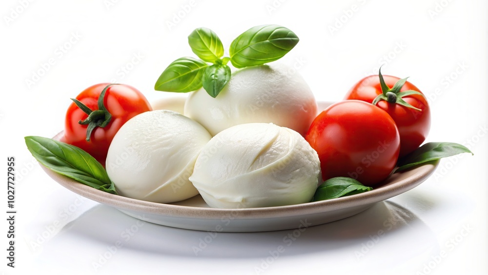 healthy, high quality, worm's eye view, appetizer, fork, isolated,fresh, Fresh buffalo mozzarella cheese with a fork photographed from a worm s eye view isolated on a white background healthy, high quality, worm's eye view, appetizer, fork, isolated,fresh, Fresh buffalo mozzarella cheese with a fork photographed from a worm s eye view isolated on a white background