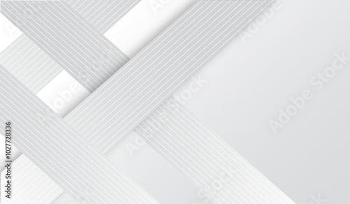 White square shape abstract technology concept Background. Minimal Geometric vector illustration.