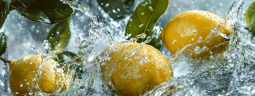 Fresh Lemons in Motion