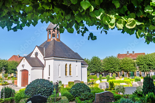 Photos Cemetery and chapel of the former fishing village of Holm, a district of Schlesw