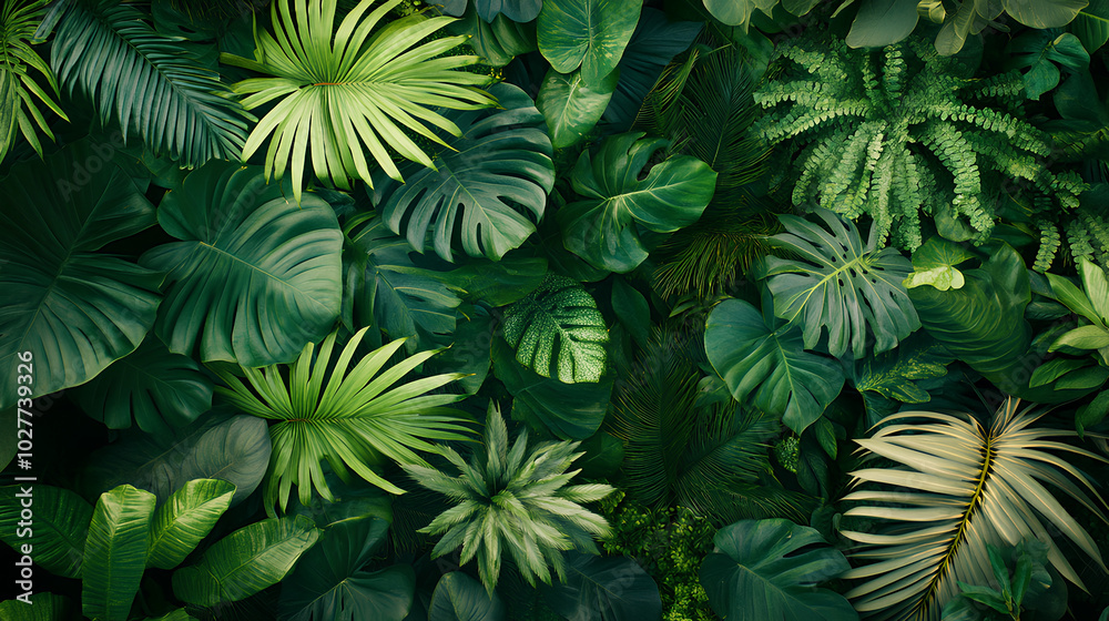 rainforest top view, good weather, tropical plants background, tropical leaves, tropical background rainforest top view, good weather, tropical plants background, tropical leaves, tropical background