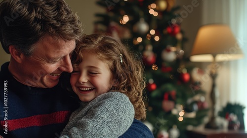 The Joyful Christmas Embrace
