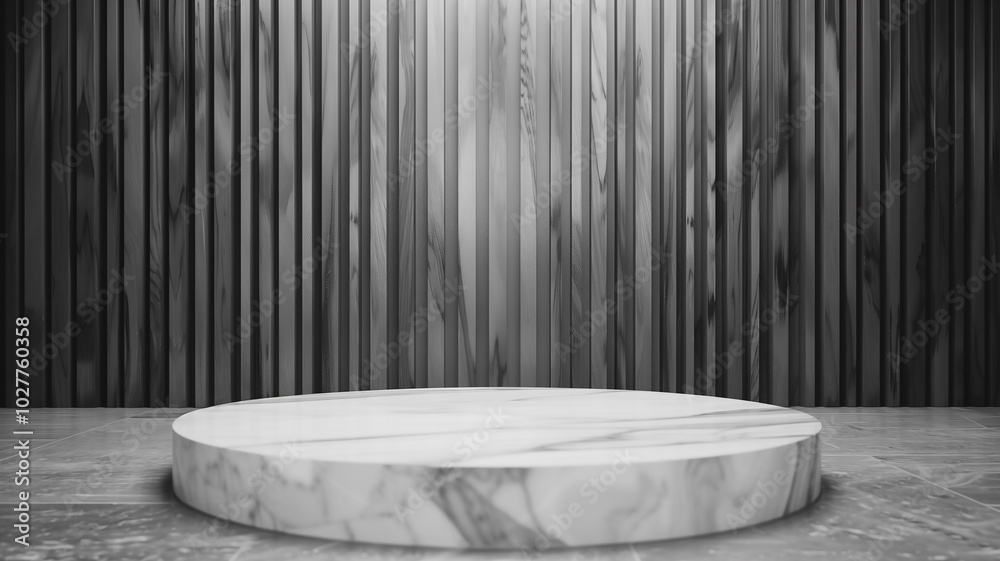 Modern 3D podium on marble background
Modern 3D podium on marble background