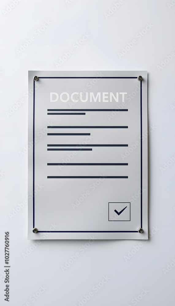 Concept of document validation isolated with white highlights, png Concept of document validation isolated with white highlights, png
