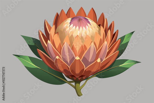 A dramatic bouquet of Protea flowers with their spiky, otherworldly appearance