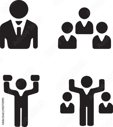 business people icons