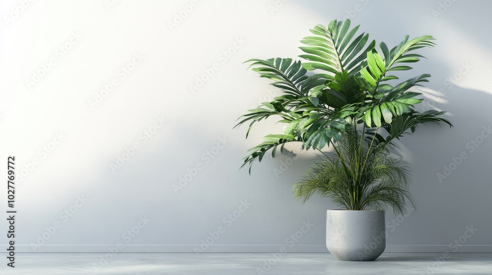 Isolated modern indoor plant with fresh foliage and clean design, set against a transparent backdrop for a polished effect Isolated modern indoor plant with fresh foliage and clean design, set against a transparent backdrop for a polished effect