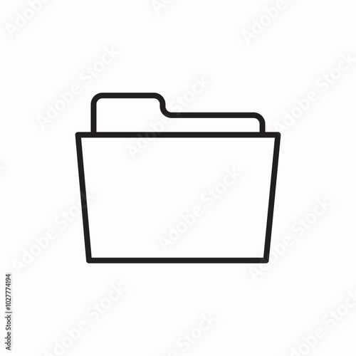 folder file icon sign vector