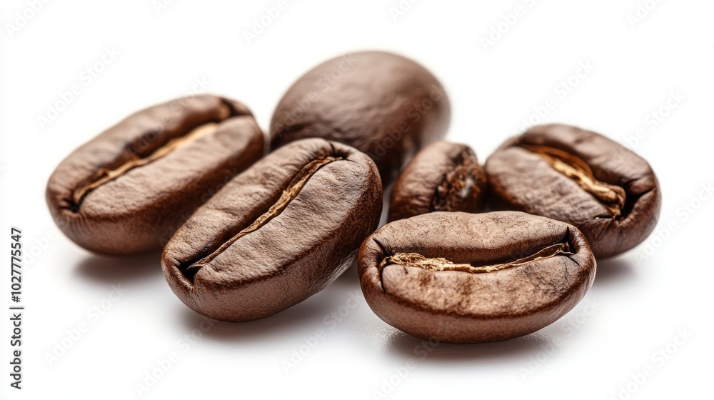 A close-up of roasted coffee beans showcasing their rich texture and color.