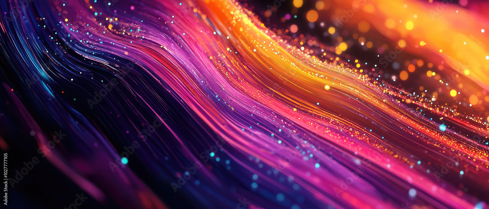 A dynamic wave of vibrant colors and glowing particles creates a lively abstract scene that inspires creativity and energy, capturing the essence of digital art. A dynamic wave of vibrant colors and glowing particles creates a lively abstract scene that inspires creativity and energy, capturing the essence of digital art.