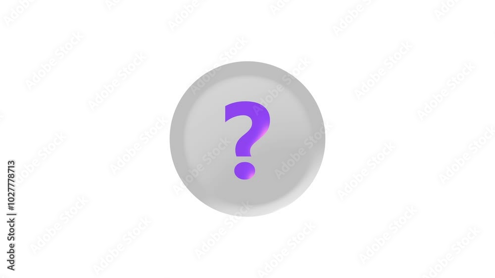 question mark logo icon loopout animation, glow coloring funny moving question mark animation. question mark logo icon loopout animation, glow coloring funny moving question mark animation.